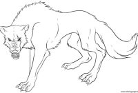 Anime coloring pages wolf