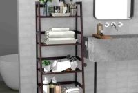 Bathroom shelf decor ideas