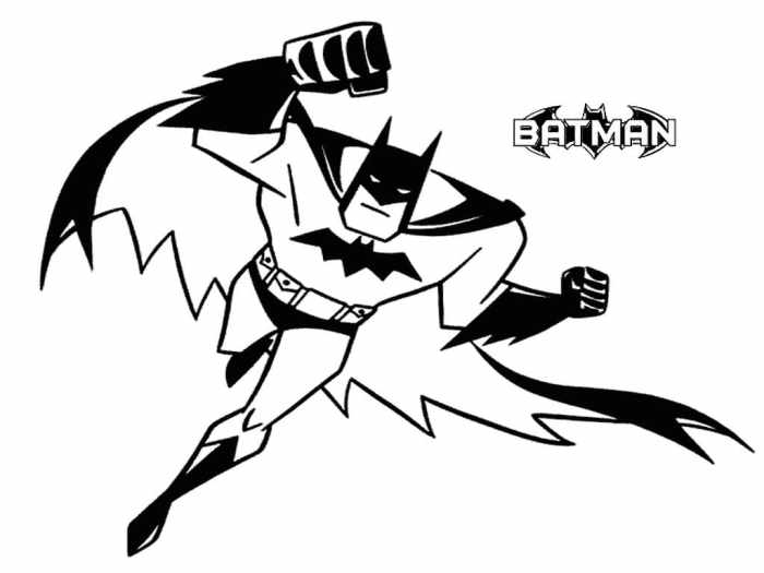 Free online batman animated series coloring pages