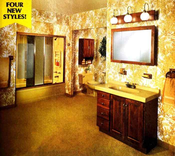 70's bathroom decor