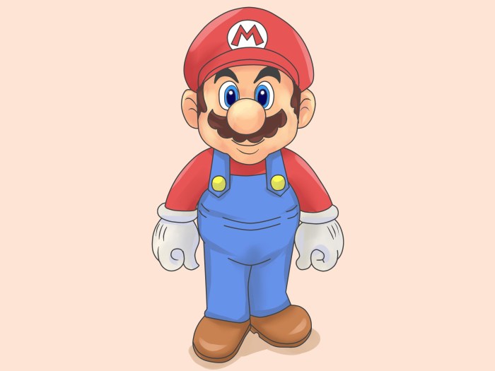 Easy mario drawing of luigi