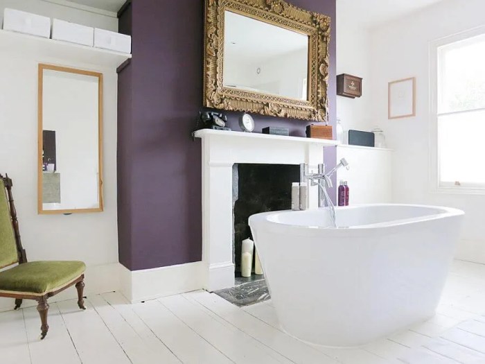 Purple bathroom decor ideas