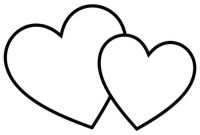 Coloring heart decoration easy drawing