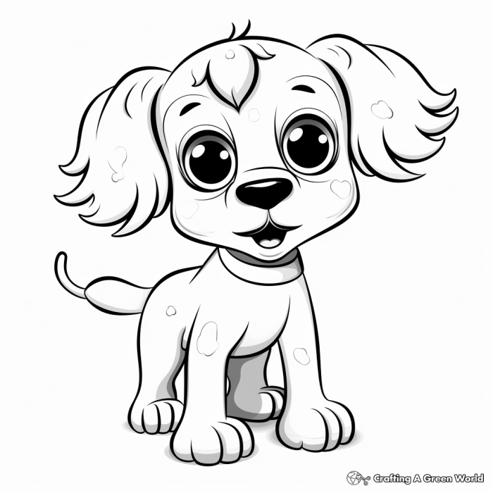 Animals with big eyes coloring pages