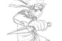 Naruto anime coloring pages