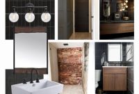 Masculine mens bathroom decor