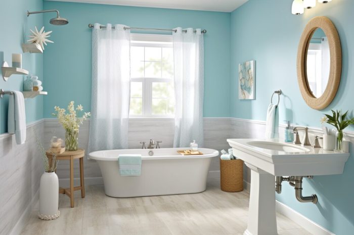 Coastal wall decor for bathroom