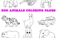 Coloring page animals for kids