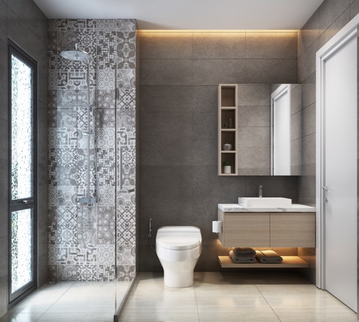 Grey and white bathroom decor ideas