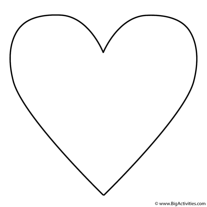 Coloring heart decoration easy drawing