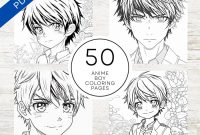 Coloring pages for boys anime