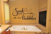 Wall decals bathroom decor