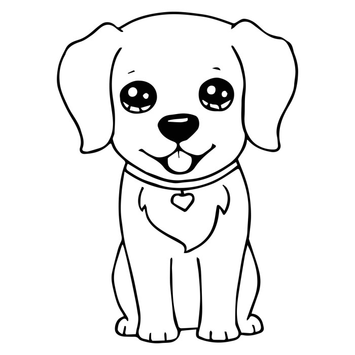 Animal coloring sheets dog