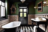 Victorian gothic bathroom decor