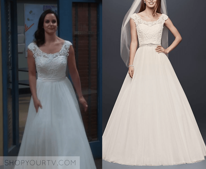 Amy's wedding dress