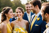 Yellow dress wedding guest