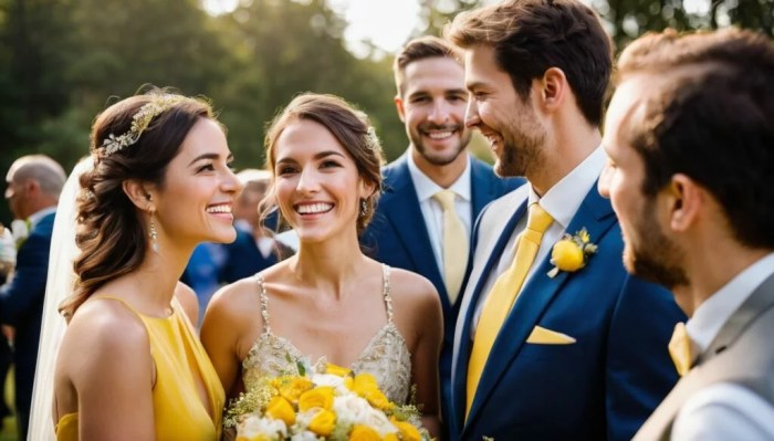 Yellow dress wedding guest