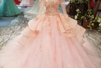 Baby pink dress for wedding