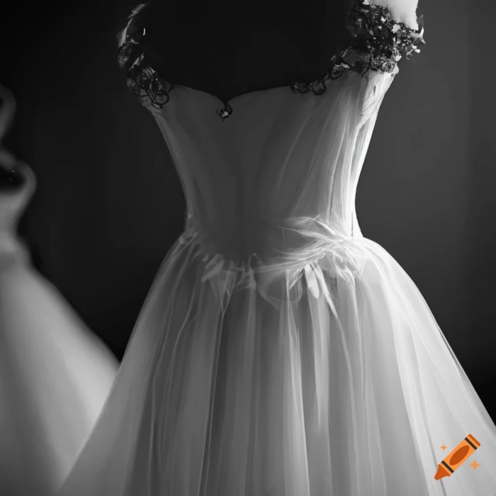 Ball gown wedding dress drawing