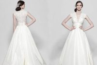 Best wedding dress for wide shoulders