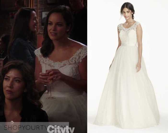 Amy's wedding dress