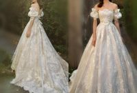 Fairy corset wedding dresses