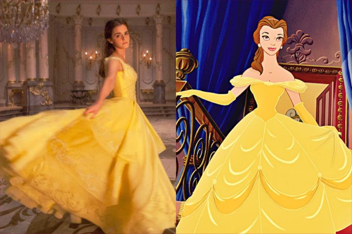 Belle's wedding dress live action